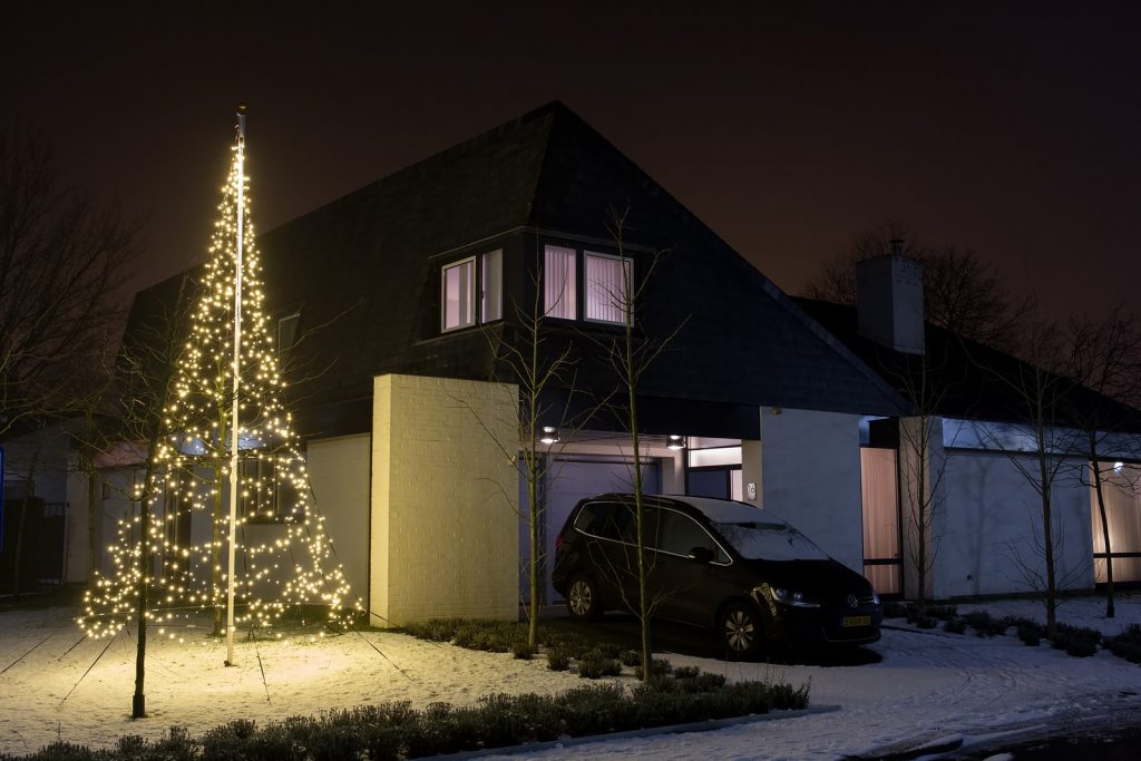 vlaggenmast-kerstboom