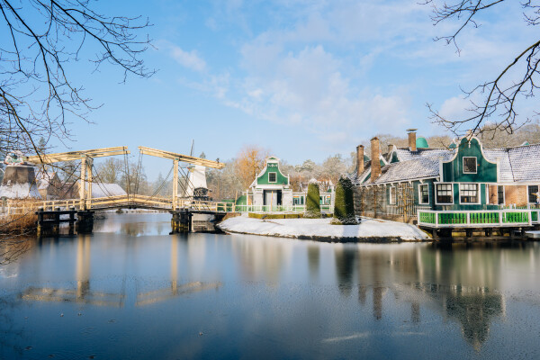 Winter in het Nederlands Openluchtmuseum